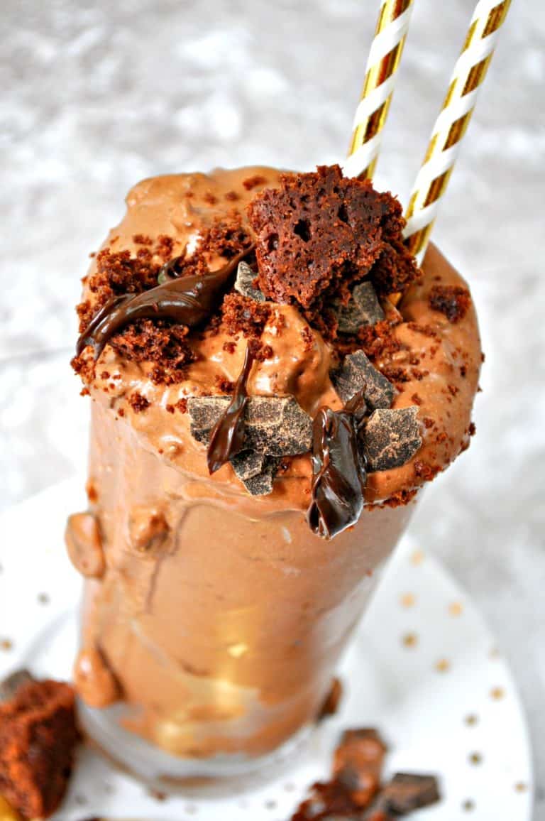 Vegan Copycat Brownie Blizzard Rabbit and Wolves