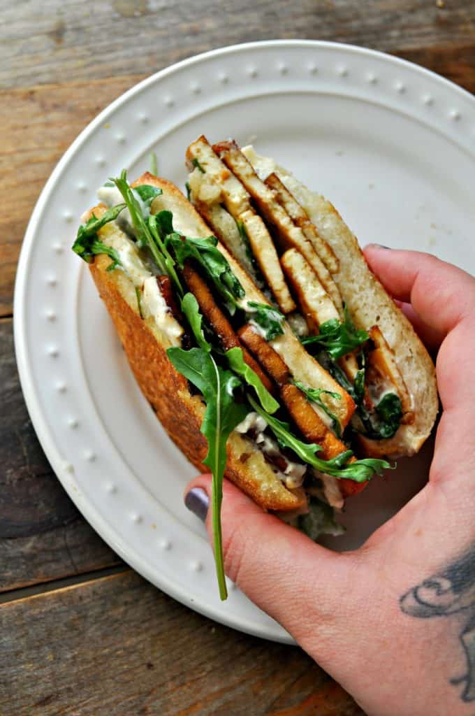 Vegan Steak Panini with Horseradish Aioli Rabbit and Wolves