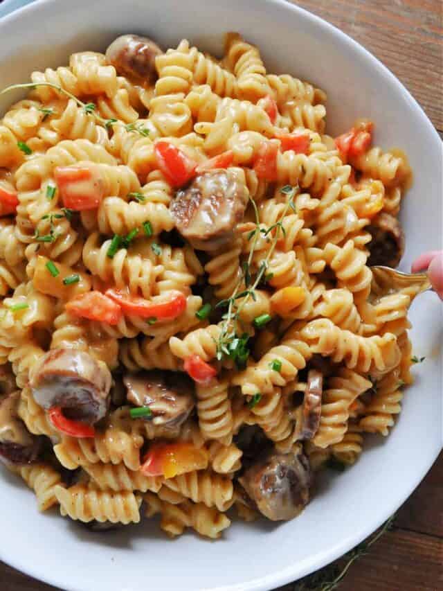 Vegan Cajun Macaroni and Cheese