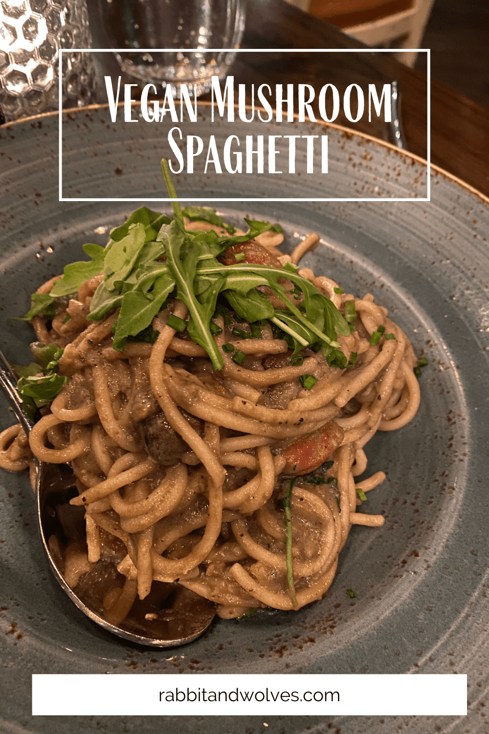 Vegan Mushroom Spaghetti - Best Vegan Food in Las Vegas