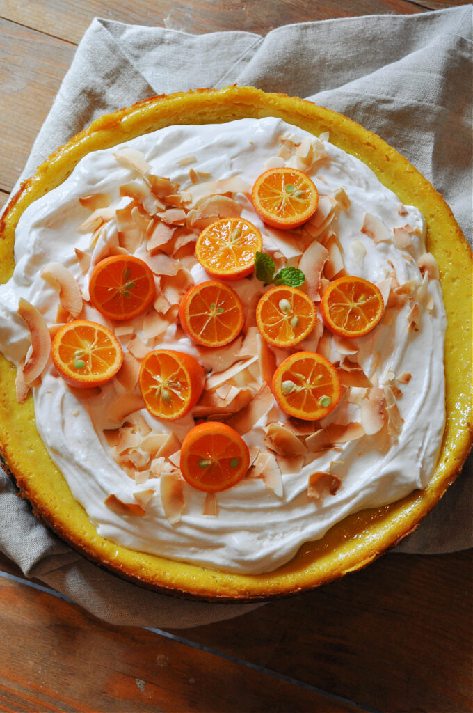 Vegan Passion Fruit Cheesecake - Rabbit and Wolves