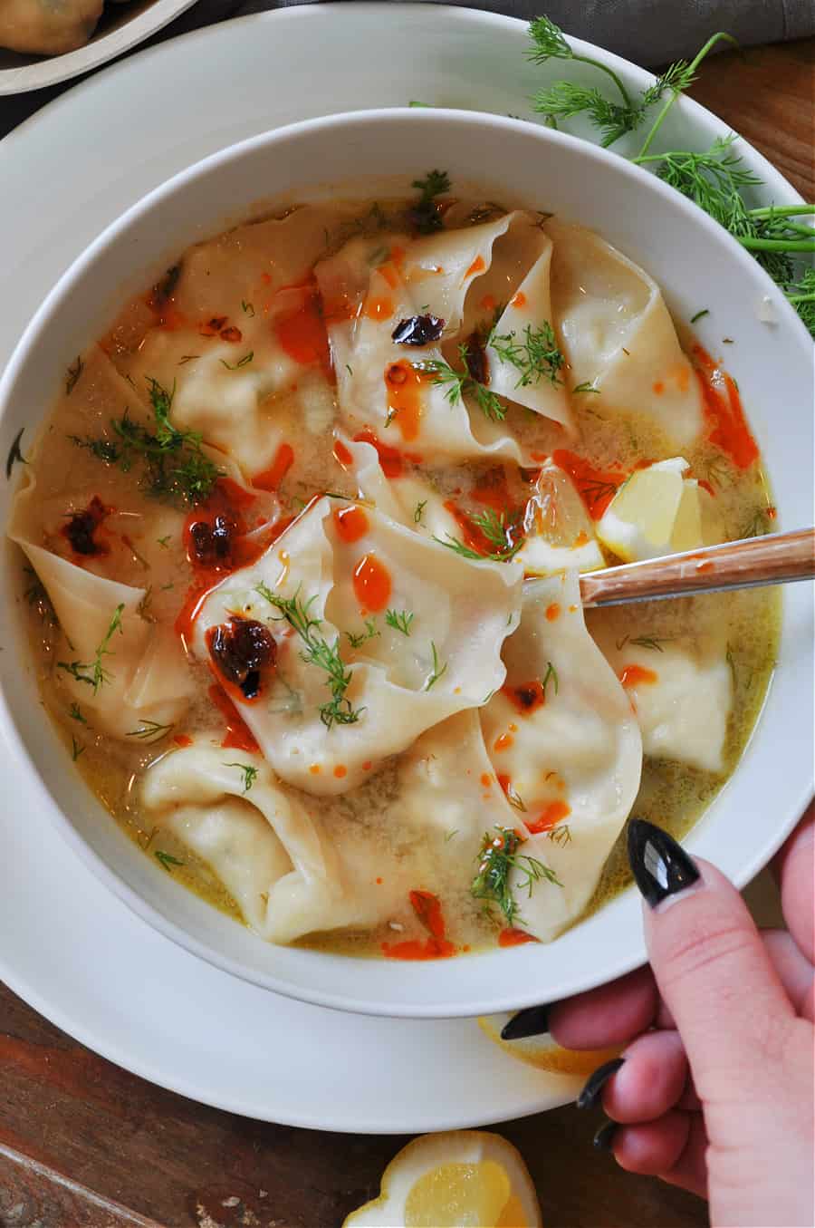 Vegan Marry Me Chicken Noodle Soup - Rabbit and Wolves