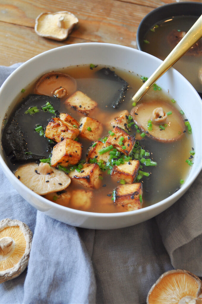 The Easiest Vegan Miso Soup Rabbit and Wolves